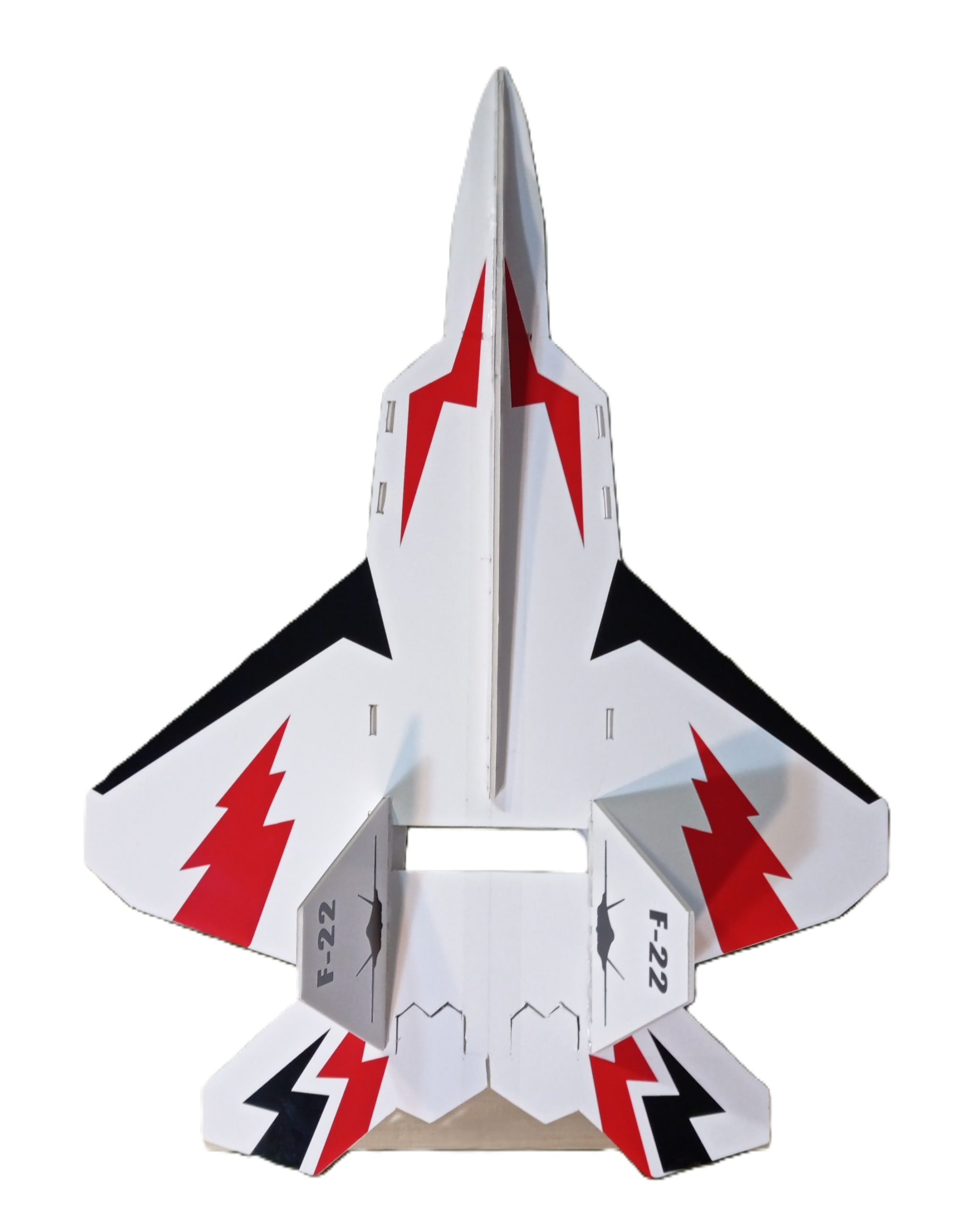 پکیج آموزش ساخت بدنه هواپیما f22 Raptor تیغه ای